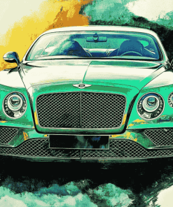 Green Bentley Luxury Diamond Painting