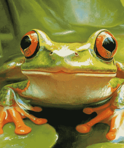 Grenouille Frog Diamond Painting