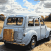 Grey Morris Minor Classic Diamond Painting