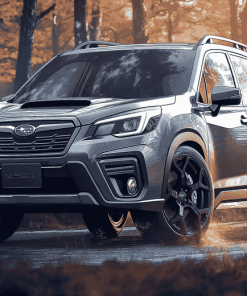 Grey Subaru Forester Engines Diamond Painting