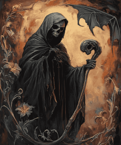 Grim Reaper Scary Diamond Painting