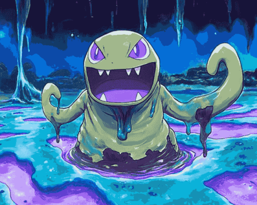 Grimer Pokemon Diamond Painting