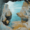 Grotto Seawater Landscapes Diamond Painting