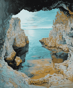 Grotto Seawater Landscapes Diamond Painting