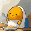 Gudetama Cartoon Diamond Painting