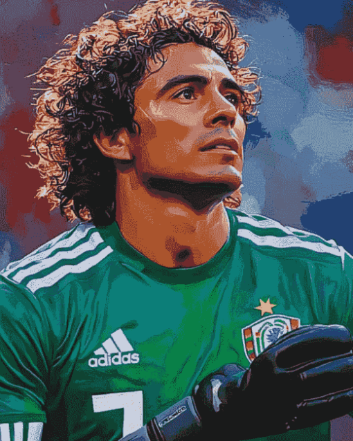 Guillermo Ochoa Legendary Footballer Diamond Painting