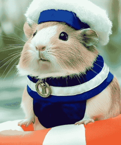 Guinea Pig Sailor Adventure Diamond Painting