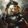 Guinea Pig Soldier Diamond Painting