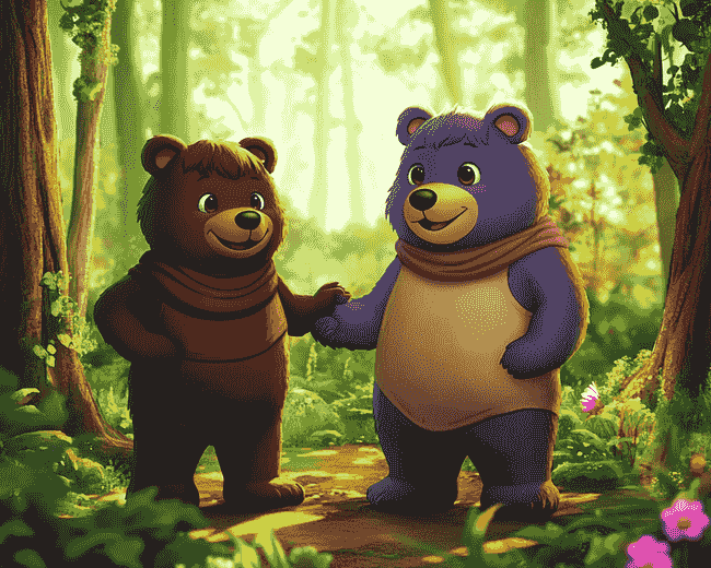 Finalizing Gummi Bears Adventure Diamond Painting artwork