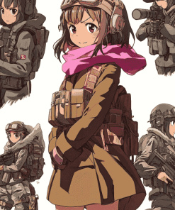 Gun Gale Online Anime Characters Diamond Painting