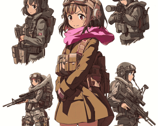 Gun Gale Online Anime Characters Diamond Painting