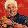 Guy Fieri Famous Chef Diamond Painting