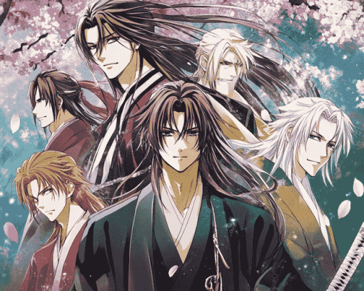 Hakuouki Anime Diamond Painting