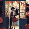 Halloween Kissing Booth Diamond Painting