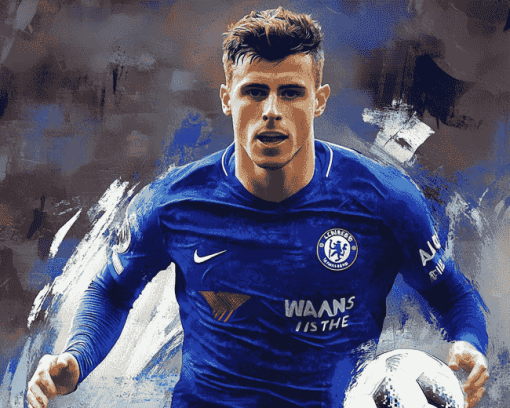 Handsome Mason Mount Soccer Star Diamond Painting