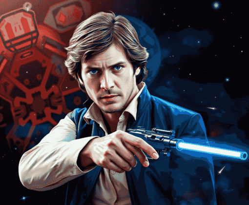 Hans Solo Movie Magic Diamond Painting