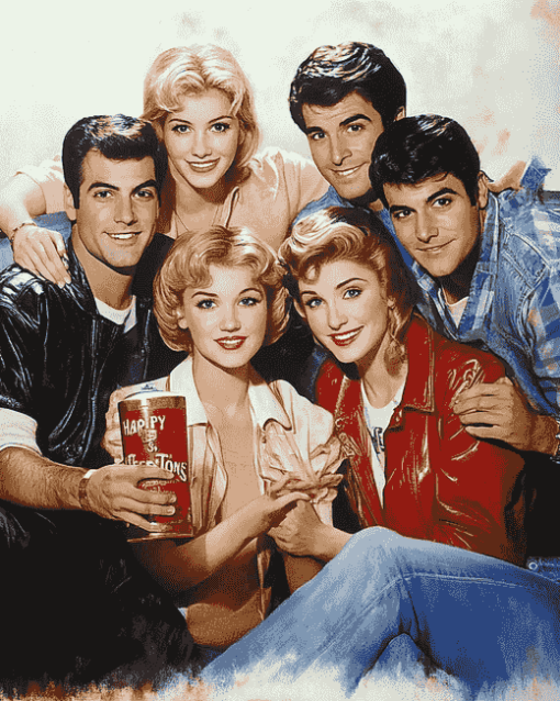 Happy Days TV Cast Diamond Painting