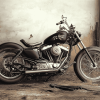 Harley 72 Motorcycle Diamond Painting