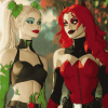 Harley Quinn and Poison Ivy Animated Diamond Painting