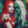 Harley Quinn and Poison Ivy Art Diamond Painting