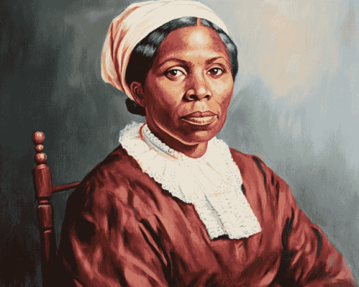 Harriet Tubman Vintage Lady Diamond Painting