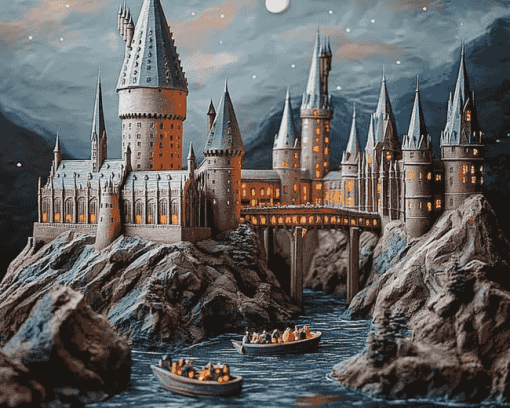 Harry Potter Castle Diamond Painting