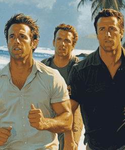 Hawaii Five 0 Movie Art Diamond Painting