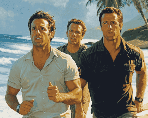 Hawaii Five 0 Movie Art Diamond Painting