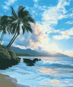 Hawaiian Beaches Diamond Painting