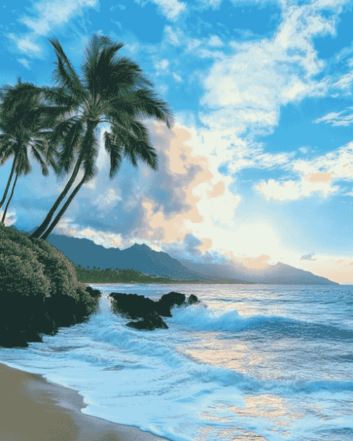 Hawaiian Beaches Diamond Painting