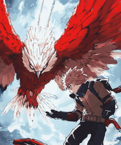 Hawks My Hero Academia Anime Diamond Painting