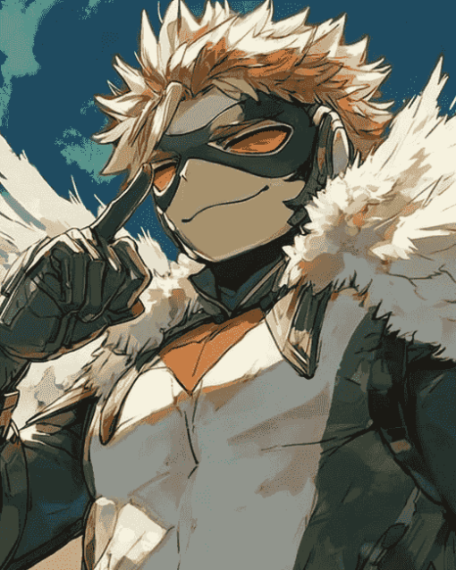 Hawks My Hero Academia Diamond Painting