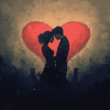 Heartbroken Lovers Romance Diamond Painting