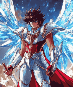 Hero Pegasus Seiya Anime Diamond Painting