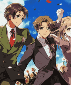 Hetalia Anime Characters Diamond Painting