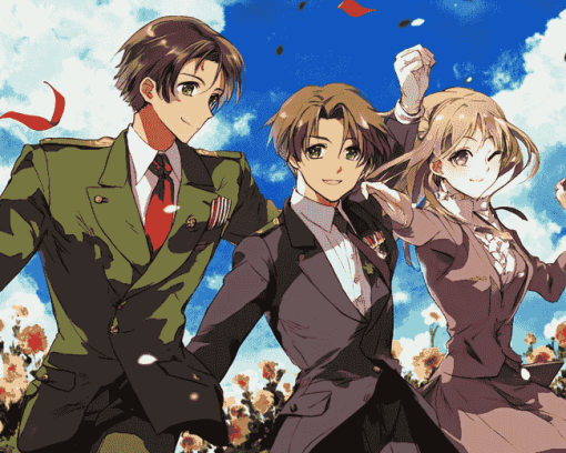 Hetalia Anime Characters Diamond Painting