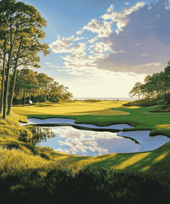 Hilton Head Golf Landscapes Diamond Painting