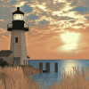 Hilton Head Lighthouse Animation Diamond Painting