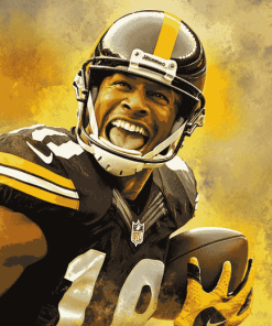 Hines Ward Famous Football Player Diamond Painting