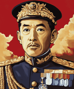 Hirohito Emperor Diamond Painting