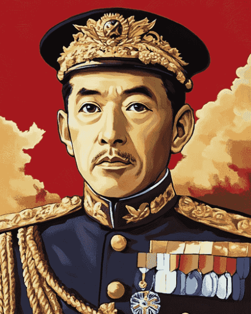 Hirohito Emperor Diamond Painting