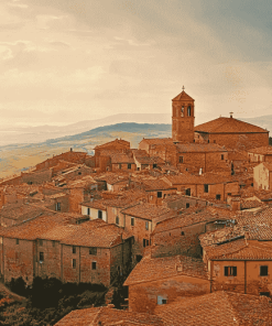 Historic Volterra Skylines Diamond Painting