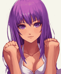 Hitagi Senjougahara Anime Diamond Painting