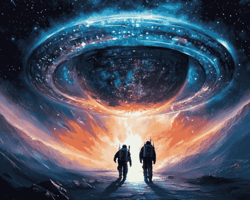 Hitchhikers Guide Galaxy Movie Diamond Painting