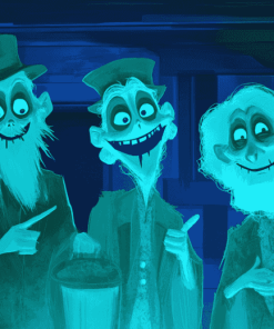 Hitchhiking Ghosts Animation Diamond Painting