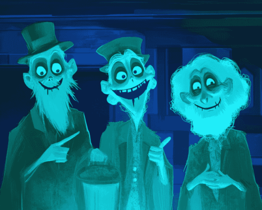 Hitchhiking Ghosts Animation Diamond Painting