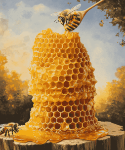 Honey Bee Hive Nature Diamond Painting