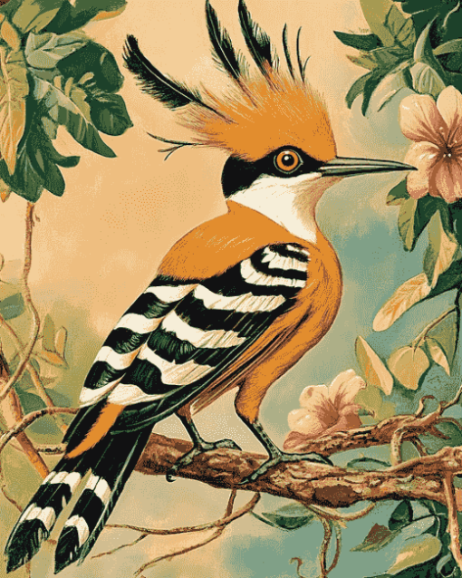 Hoopoe Bird Nature Diamond Painting