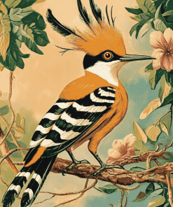 Hoopoe Bird Nature Diamond Painting