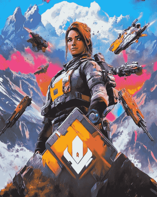 Horizon Apex Legends Video Game Diamond Painting